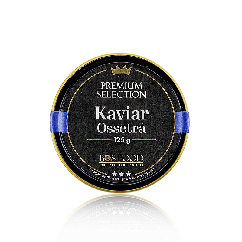 CHEF FOOD Premium Selection – Ossetra/Osietra-kaviar, Acipenser gueldenstaedtii, 125 g