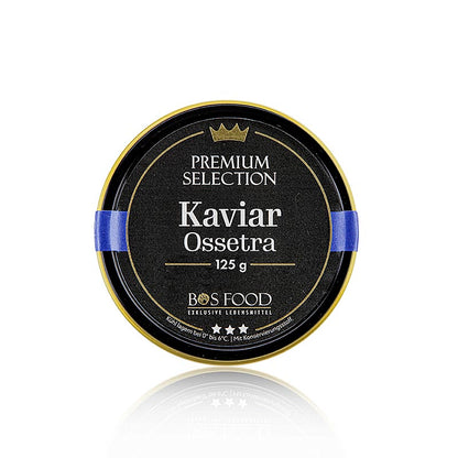 CHEF FOOD Premium Selection – Ossetra/Osietra-kaviar, Acipenser gueldenstaedtii, 125 g