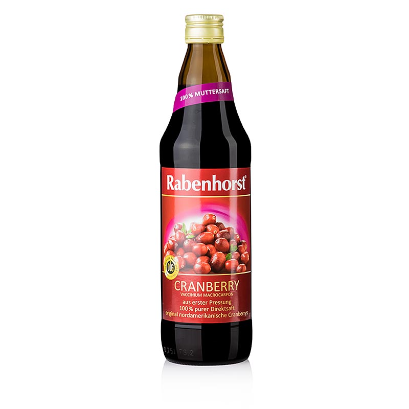 Cranberry-pressjuice, Rabenhorst, 750 ml