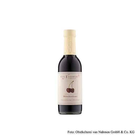 van Nahmen – Morellenfeuer surkörsbärsjuice, 100 % direktpressad juice, 250 ml
