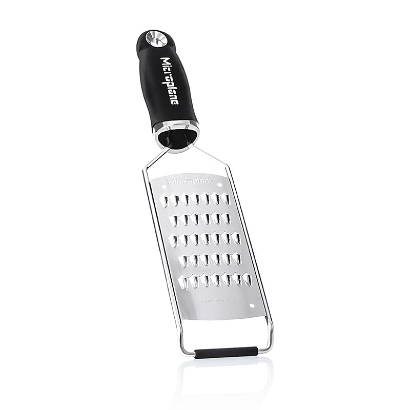 Microplane Gourmet-serien – Julienne-rivjärn (fint), handtag svart/soft-touch, 1 st