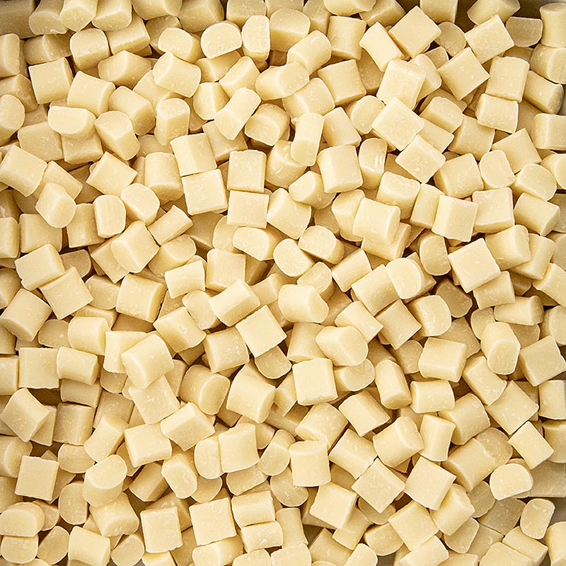 Chunks – vit choklad, bakfasta chokladbitar, Callebaut, 1 kg
