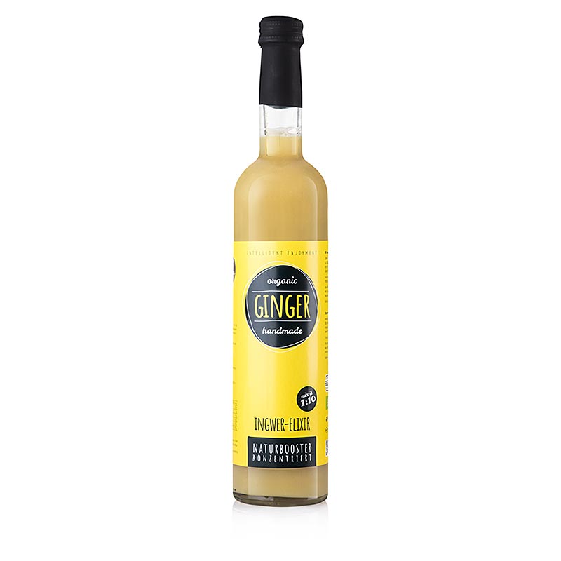 Ginger Elixir, ingefäraextrakt, Obsthof Retter, ekologisk, 500 ml