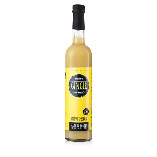 Ginger Elixir, ingefäraextrakt, Obsthof Retter, ekologisk, 500 ml