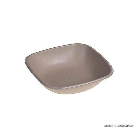 Engångs Naturesse Take Away-bowl (skål) fyrkantig, 17x17x4 cm, 500 ml, 500 st