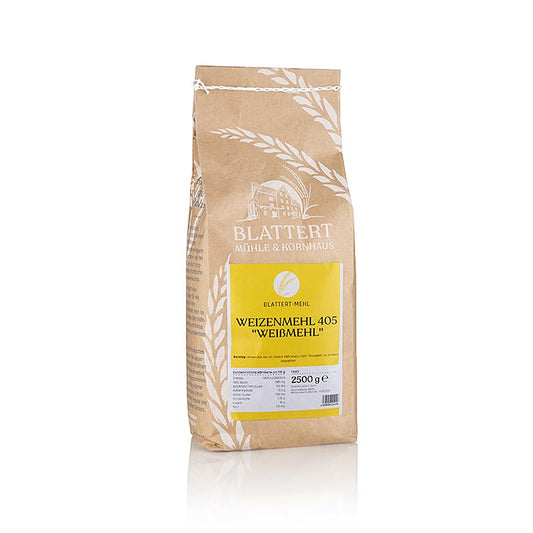 Mjöl typ 405, vetemjöl, ”vitt mjöl”, Blattert Mühle, 2,5 kg