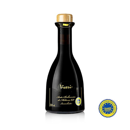 Aceto Balsamico di Modena g.g.A., Superiore, 6 år, 6 % syra, Viveri, 250 ml