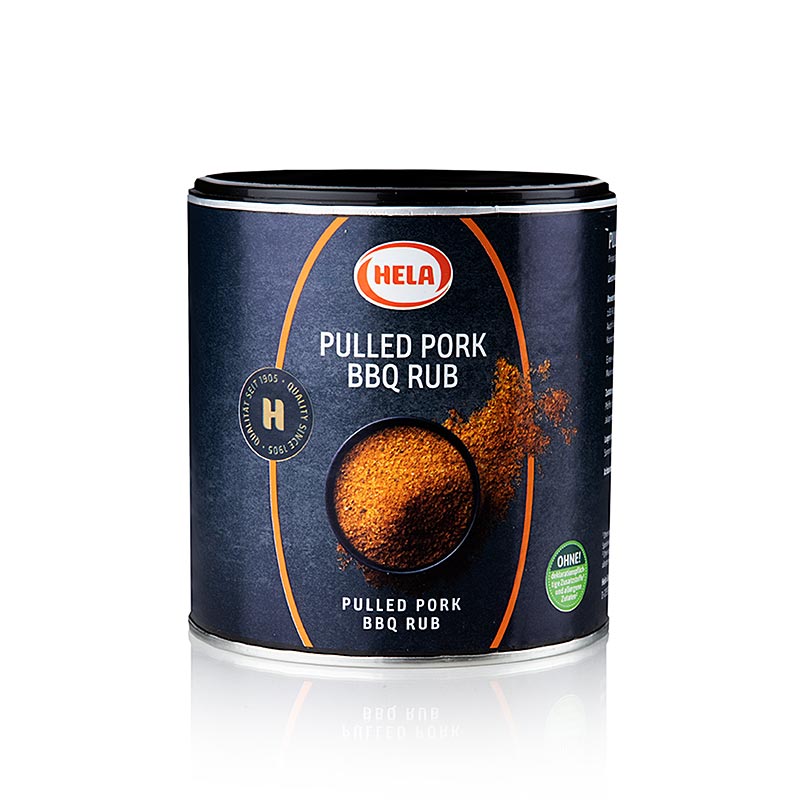 HELA Rub Pulled Pork BBQ kryddblandning, stark – rökig, 400 g