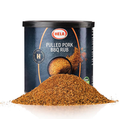 HELA Rub Pulled Pork BBQ kryddblandning, stark – rökig, 400 g