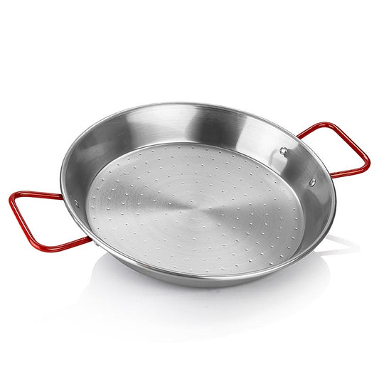 deBUYER Viva Espana paellapanna, röda handtag, 40 cm (5026.40N), 1 st