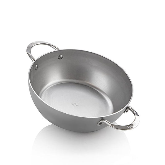 deBUYER Mineral B Element grytpanna/stekpanna, 24 cm, 2 handtag (5654.24), 1 st