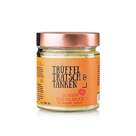 Kryddträdgård "Tryffel, Tratsch & Tanken" Burgarsås med cheddar & tryffel, 180 m