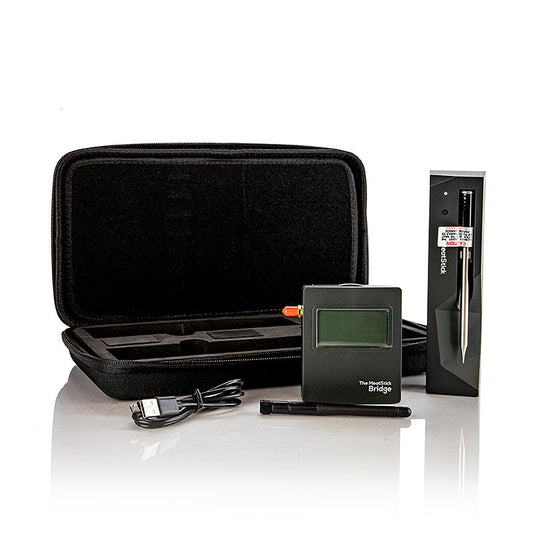 The MeatStick Set3 – kötttermometer, WiFi Bridge, väska, laddare, 4 delar