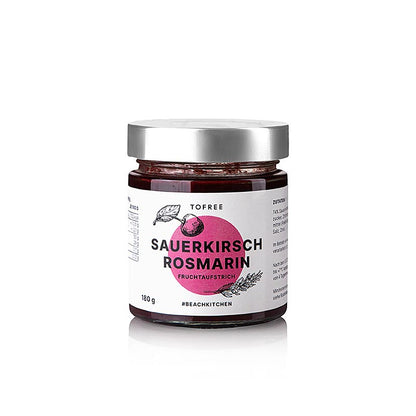 TOFREE-north – fruktpålägg surkörsbär – rosmarin, 180 g