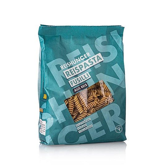 Risnudlar – fusilli, av ris, glutenfria, Reishunger, 400 g