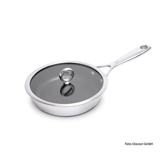 Olavson stekpanna med kopparbotten, med lock, belagd, 20 cm, 1 St