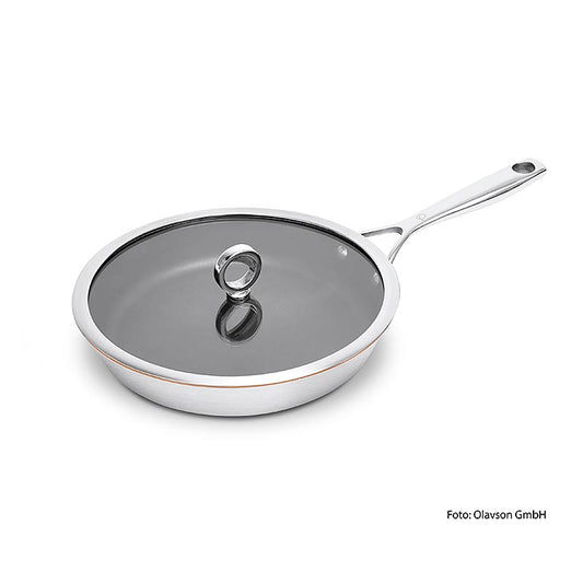 Olavson stekpanna med kopparkärna, med lock, belagd, 26 cm, 1 St