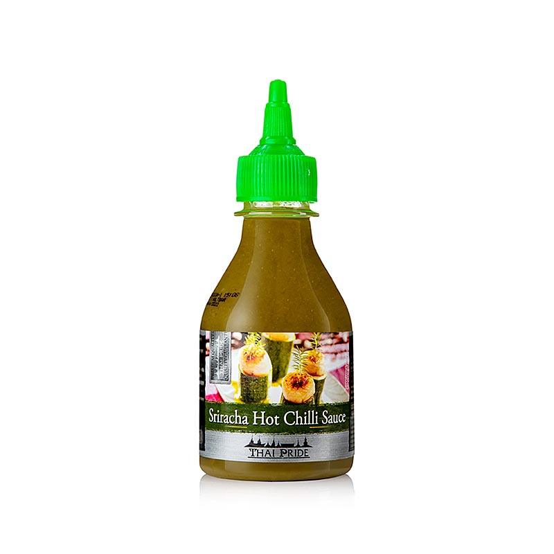Chilisås – Sriracha, gröna chilifrukter, stark, Thai Pride, 200 ml