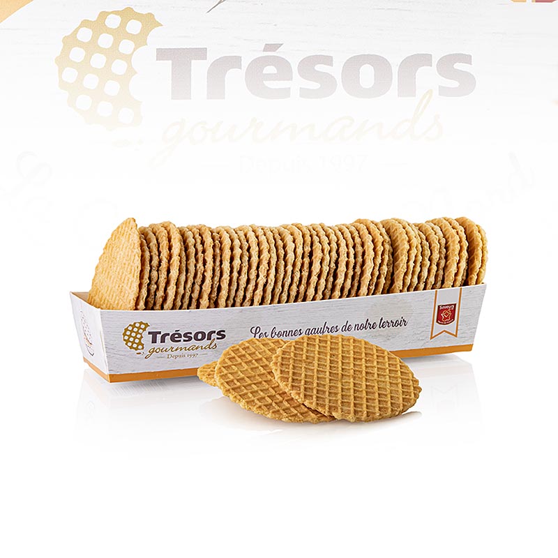 Barsnack Tresors - La gaufre fine, söt fransk smörvåffla, 220 g