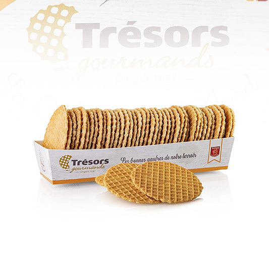 Barsnack Tresors - La gaufre fine, söt fransk smörvåffla, 220 g