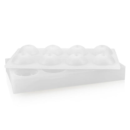 Silikonmatta 17,5x30 cm, 8 sfärer/kulor, 55 mmx87 ml, Pavoni (AF001), 1 st