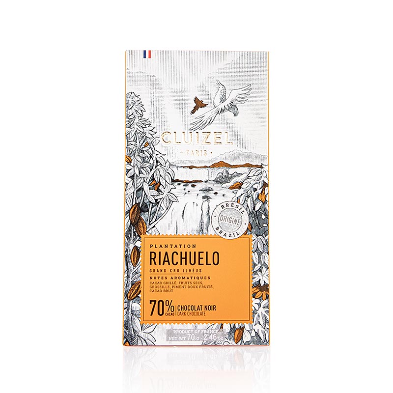 Plantagechokladkaka Riachuelo, 70 % mörk, Michel Cluizel (12159), 70 g