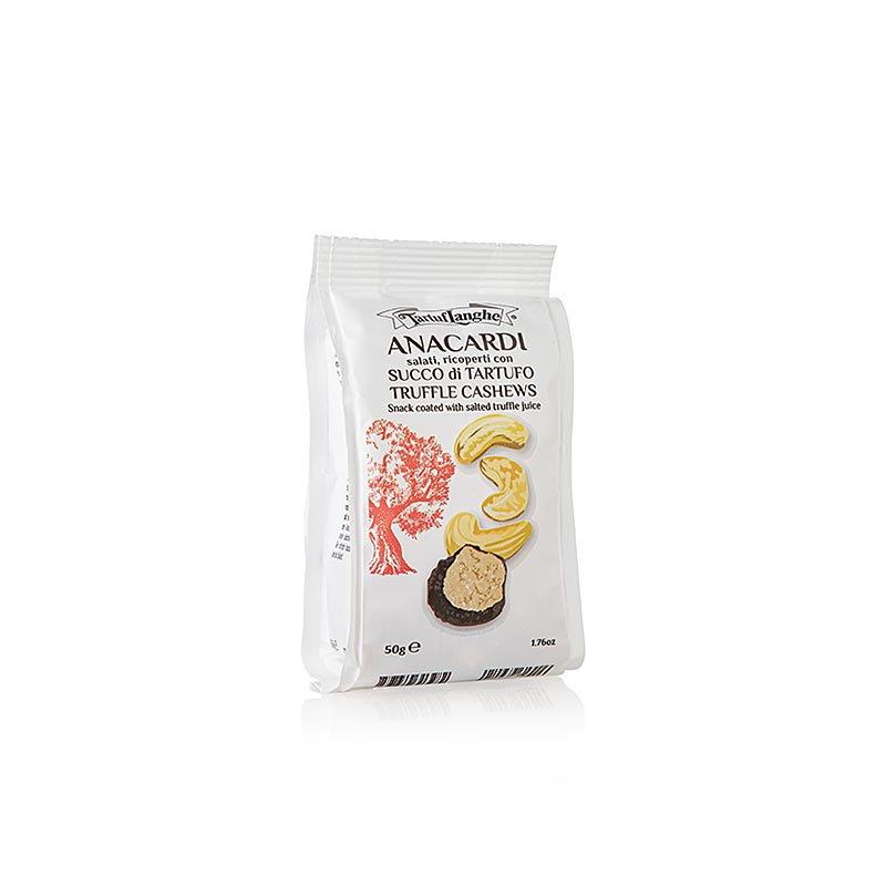 Tartuflanghe Barsnack Cashewnötter överdragna med tryffeljuice, 50 g