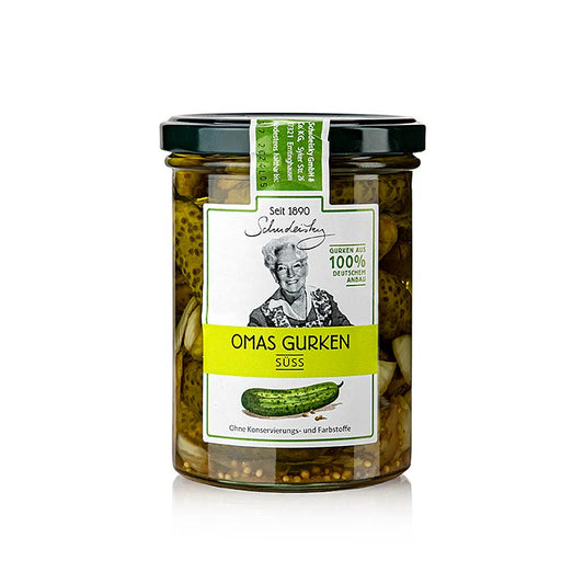 Mormors gurkor, söta inlagda, Schudeisky, 400 g