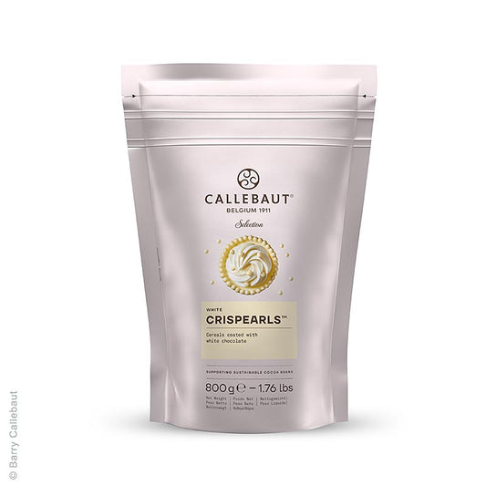 Crispearls White, krispiga vita chokladpärlor, Callebaut (CHW-CC-CRISE0-02B), 800 g