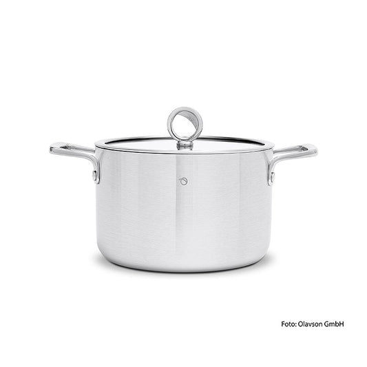 Olavson kokkärl med kopparkärna, med lock, 20 cm, 3,8 l, 1 St