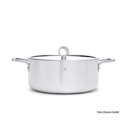 Olavson kokkärl med kopparkärna, med lock, 26 cm, 5,8 l, 1 St