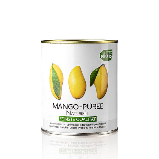Mangopuré natur, osötad, Thiele Fruits, 850 g