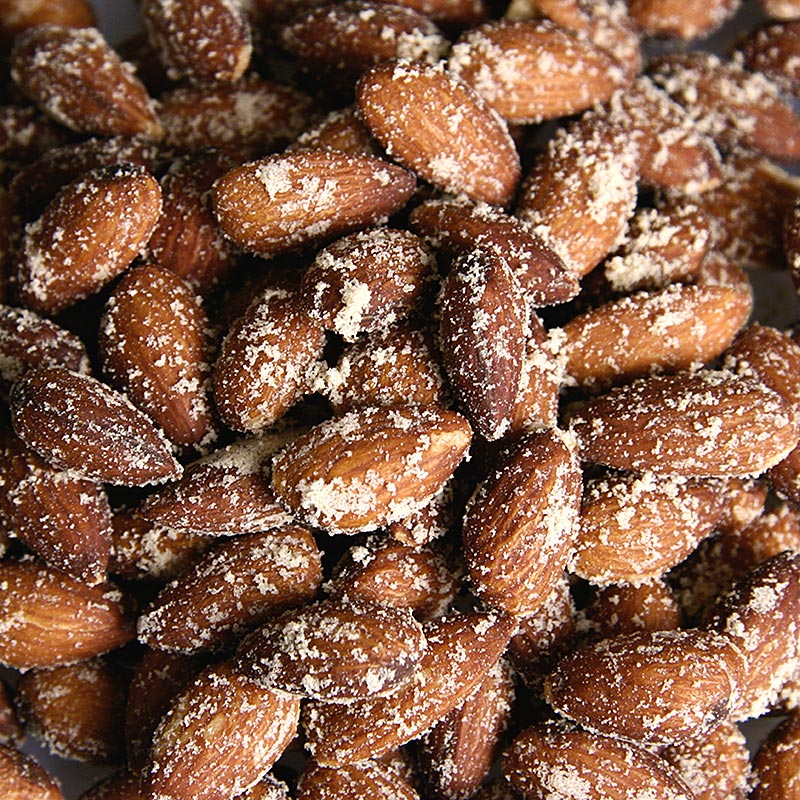 Rökta mandlar "Hickory", saltade, 1 kg