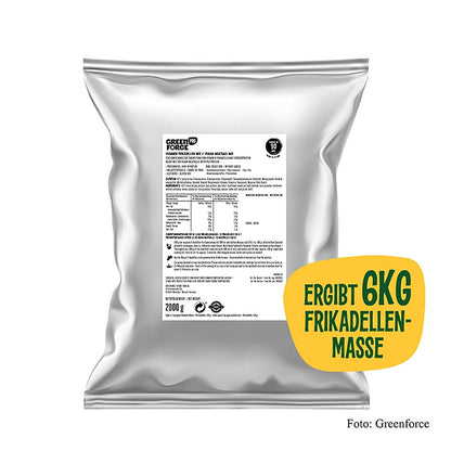 Greenforce färdigblandning för veganska köttbullar, av ärtprotein, 2 kg