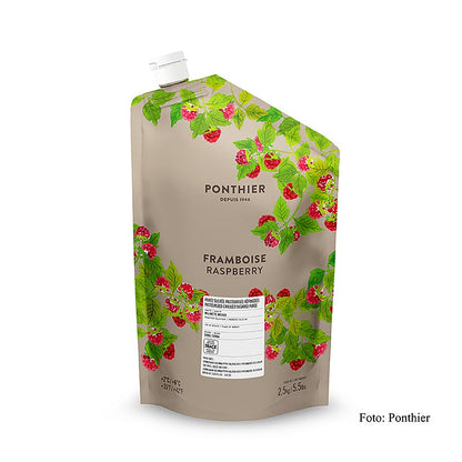 Ponthier hallonpuré, med socker, 2,5 kg