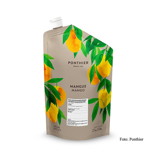 Ponthier mangopuré, med socker, 2,5 kg