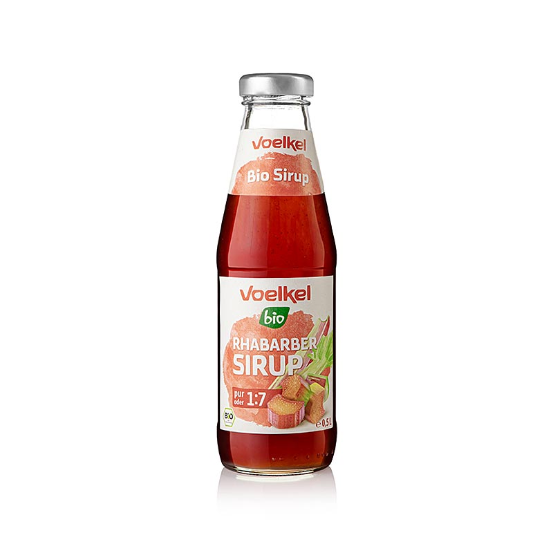 Voelkel – rabarbersirap, ekologisk, 500 ml