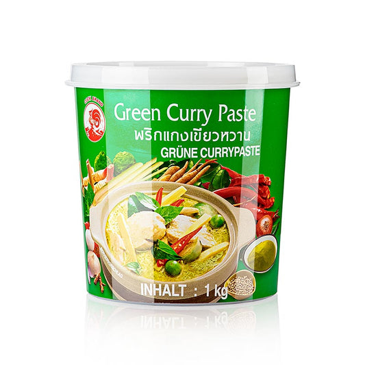 Currypasta, grön, Cock Brand, 1 kg