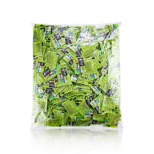Wasabi – grön pepparrotspasta, i portionspåsar, 1,25 kg, 500 x 2,5 g