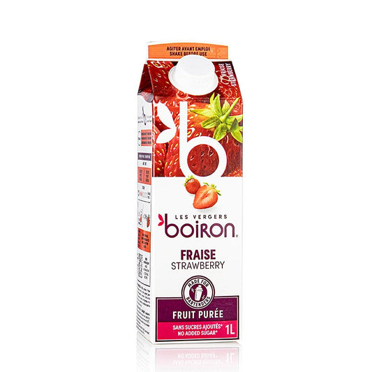Boiron jordgubbspuré, pastöriserad, 1 l