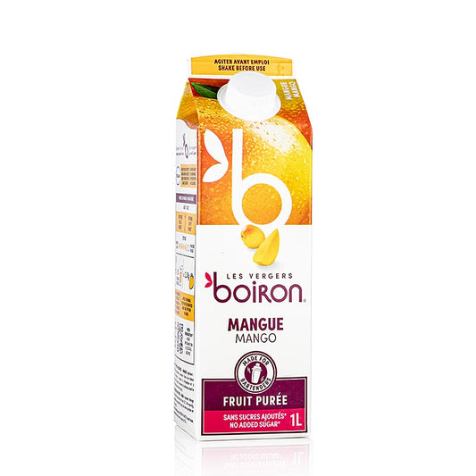 Boiron mangopuré, pastöriserad, 100 % frukt, 1 l