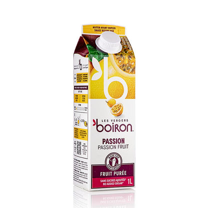 Boiron passionsfruktpuré, pastöriserad, 100 % frukt, 1 l