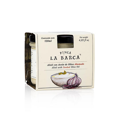 Aioli på rökt olivolja, Finca La Barca, 120 ml