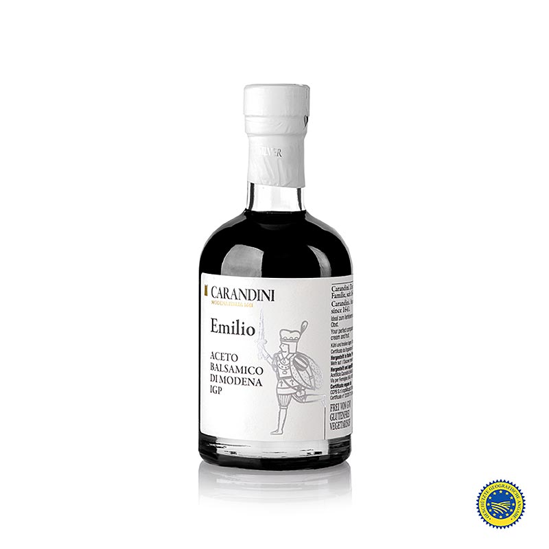 Carandini Aceto Balsamico di Modena g.g.A, Emilio Riserva Speciale Silver, 250 ml