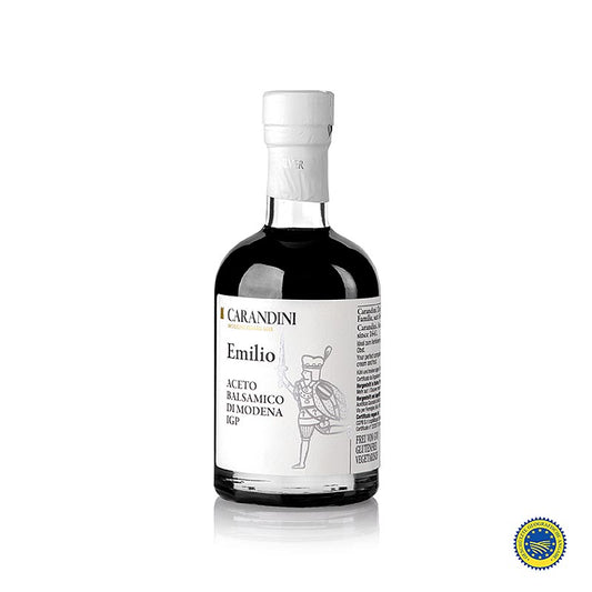 Carandini Aceto Balsamico di Modena g.g.A, Emilio Riserva Speciale Silver, 250 ml