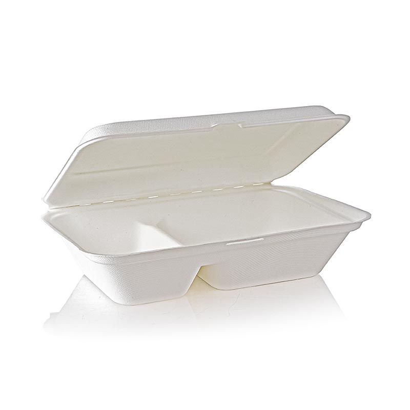 Take Away Naturesse matlåda, fällbart lock, 2 fack, 249x162x63 mm, 50 st