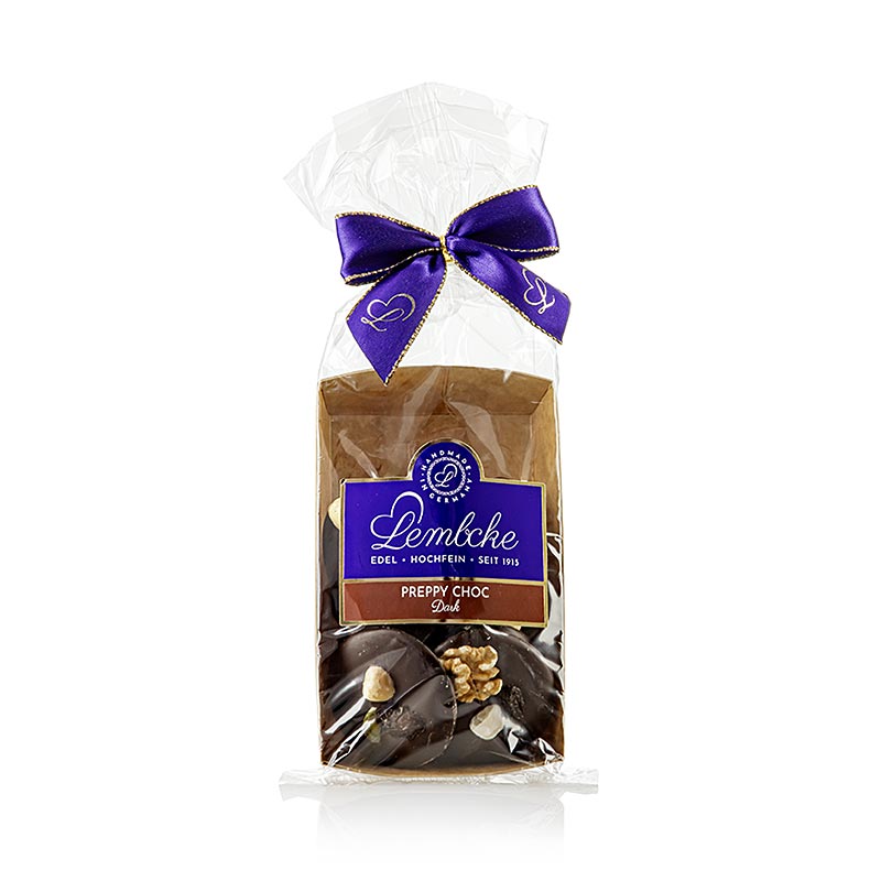 Tebakelse Preppy Choc Dark, Studententaler, Lembcke, 100 g