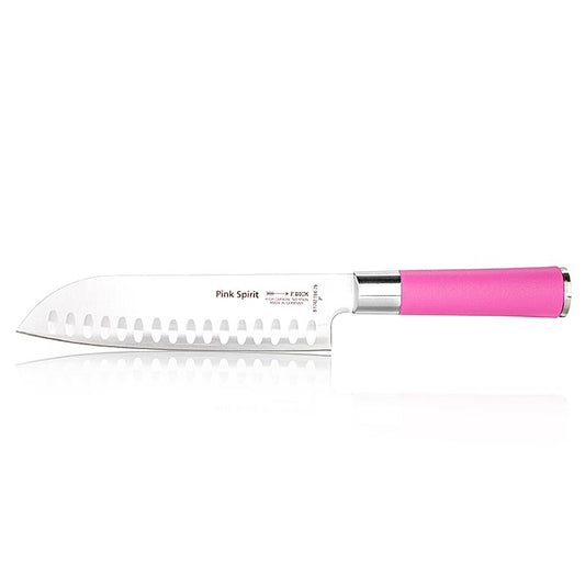 Pink Spirit Santoku-kniv med räfflad egg, 18 cm, DICK, 1 st