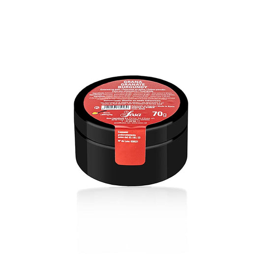 Sosa livsmedelsfärg granatröd/burgunderröd, pulver, vattenlöslig (39433), 70 g