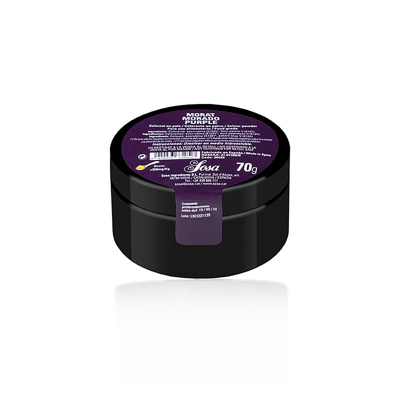 Sosa livsmedelsfärg violett, pulver, vattenlöslig (39429), 70 g
